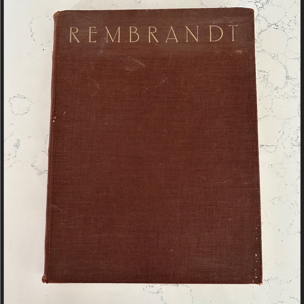 First Edition Rembrandt Paintings Apollo Edition, Collins/London 1948 Hardcover